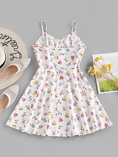 Ditsy Floral A Line Cami Sundress - Image 2