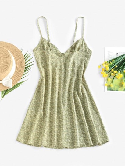 Ditsy Paisley Cami Summer Dress - Image 2