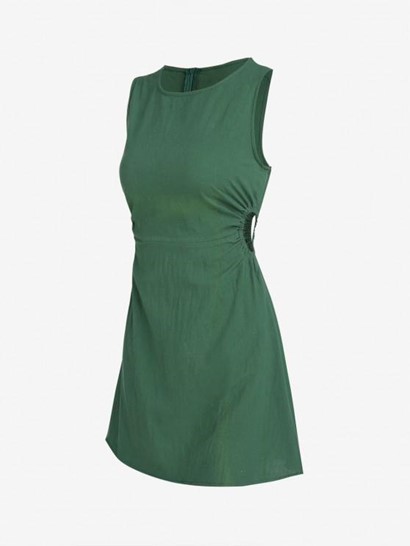 Cutout Waist Sleeveless Mini Dress - Image 2