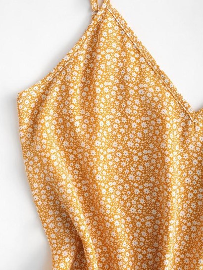 Boho Ditsy Print Mini Sundress - Image 3