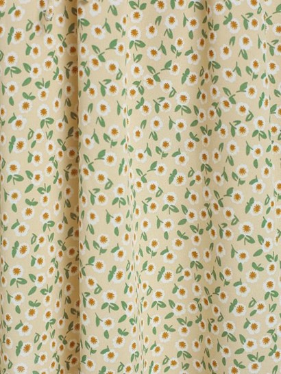 Puff Sleeve Ditsy Floral Milkmaid Dress - Image 3