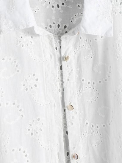 Eyelet Drop Shoulder Shirt Dress - Image 4