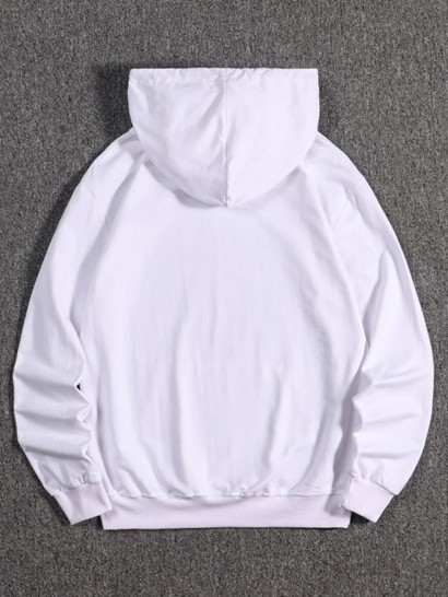 Galaxy Hands Print Front Pocket Fleece Hoodie - Image 2