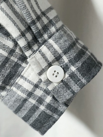 Letter Print Plaid Faux Twinset Hoodie - Image 3